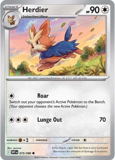 Herdier (073/086) [Scarlet & Violet: White Flare]