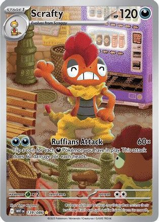 Scrafty (137/086) [Scarlet & Violet: White Flare]