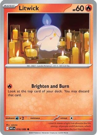 Litwick (015/086) [Scarlet & Violet: Black Bolt]