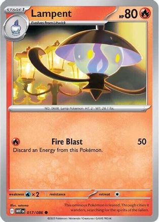Lampent (016/086) [Scarlet & Violet: Black Bolt]