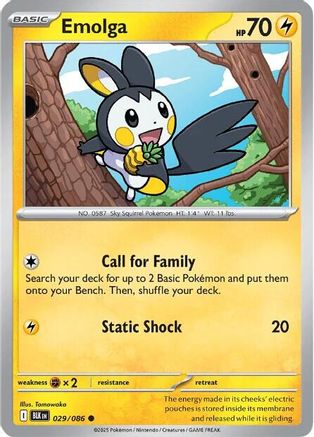 Emolga (032/086) [Scarlet & Violet: Black Bolt]