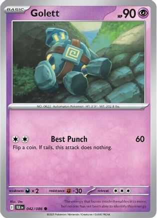 Golett (045/086) [Scarlet & Violet: Black Bolt]