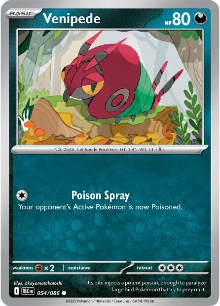 Venipede (057/086) [Scarlet & Violet: Black Bolt]