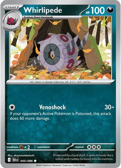 Whirlipede (058/086) [Scarlet & Violet: Black Bolt]