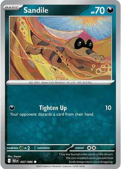 Sandile (060/086) [Scarlet & Violet: Black Bolt]