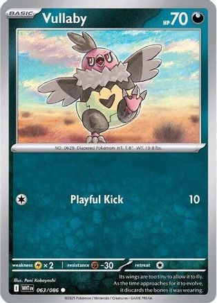 Vullaby (063/086) [Scarlet & Violet: Black Bolt]