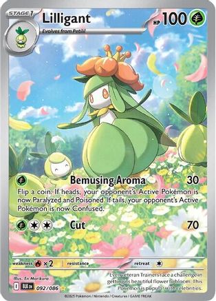 Lilligant 092/086  - Holofoil SV Black Bolt