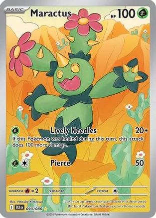 Maractus 093/086  - Holofoil SV Black Bolt