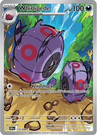 Whirlipede 133/086  - Holofoil SV Black Bolt