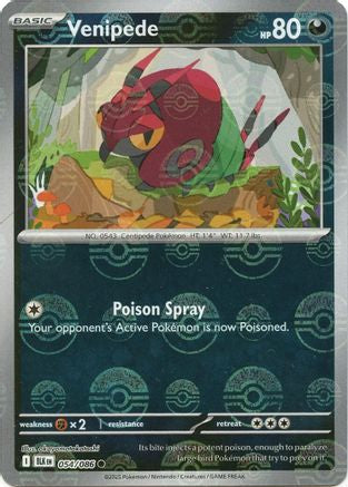 Venipede (057/086) (Poke Ball Pattern) [Scarlet & Violet: Black Bolt]