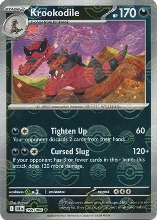 Krookodile (062/086) (Poke Ball Pattern) [Scarlet & Violet: Black Bolt]