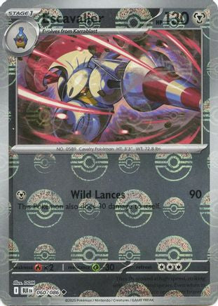 Escavalier (065/086) (Poke Ball Pattern) [Scarlet & Violet: Black Bolt]