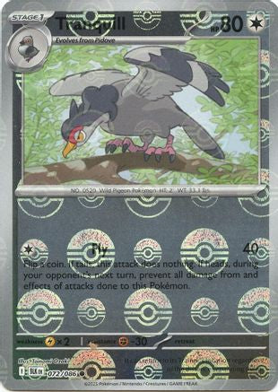Tranquill (074/086) (Poke Ball Pattern) [Scarlet & Violet: Black Bolt]