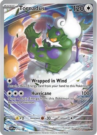 Tornadus 210  - Holofoil SV Scarlet & Violet Promo Cards