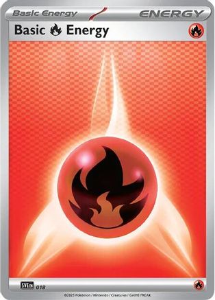 Basic Fire Energy (018) [Scarlet & Violet: Black Bolt]