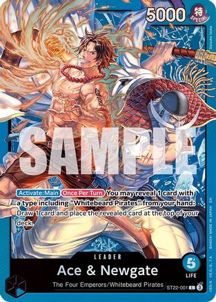 Ace & Newgate (ST22-001) - Starter Deck 22: Ace & Newgate