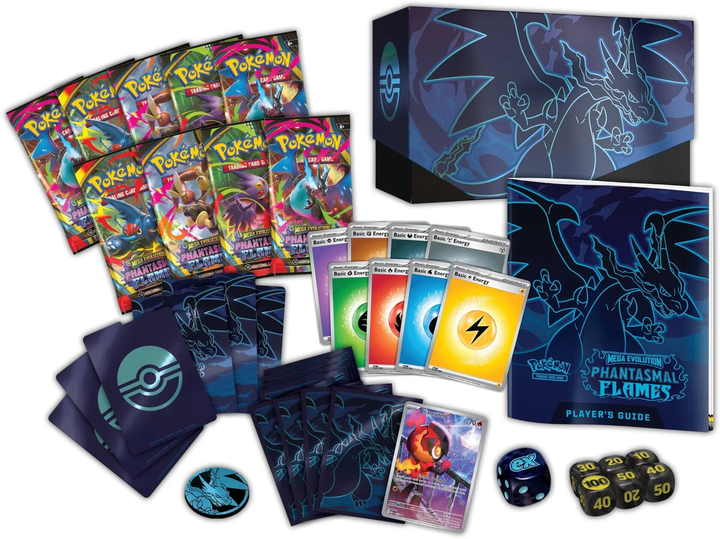 Pokemon Mega Evolution: Phantasmal Flames - Elite Trainer Box