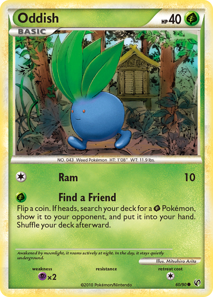 Oddish (60/90) [HeartGold & SoulSilver: Undaunted]