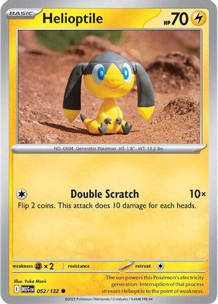 Helioptile (052/132) [Mega Evolutions: Base Set]