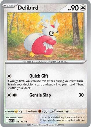 Delibird (105/132) [Mega Evolutions: Base Set]