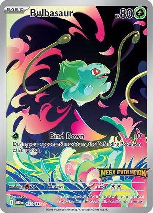 Bulbasaur (133/132) (Stamped) [Mega Evolutions: Base Set]