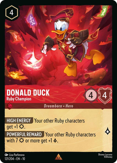 Donald Duck - Ruby Champion (121/204) [Whispers in the Well]