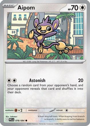 Aipom (078/094) [Mega Evolution: Phantasmal Flames]