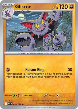 Gliscor (050/094) [Mega Evolution: Phantasmal Flames]