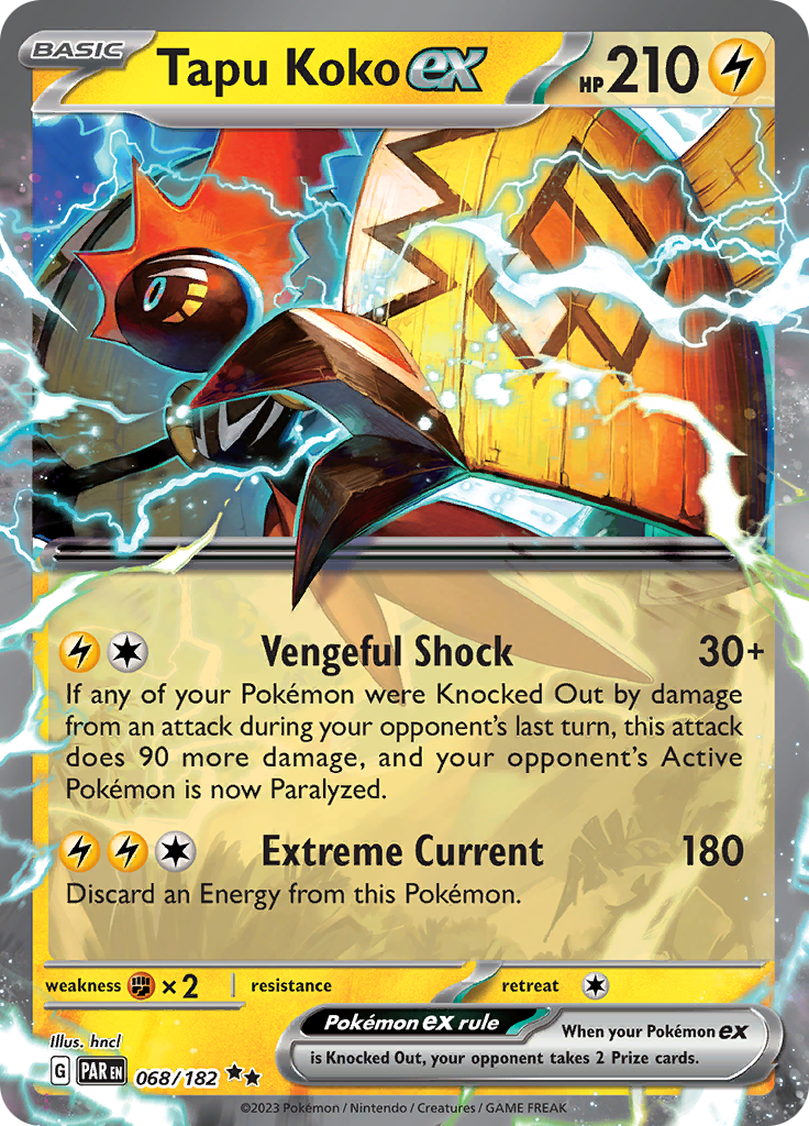 Tapu Koko ex (068/182) [Paradox Rift]