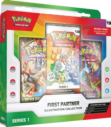 Pokemon First Partner Illustration Collection (Series 1)