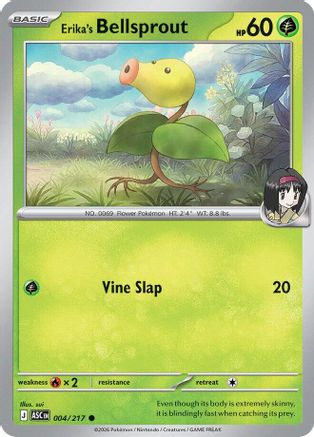 Erika's Bellsprout 004  - Reverse Holofoil ME Ascended Heroes