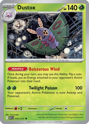 Dustox 015/217  ME Ascended Heroes