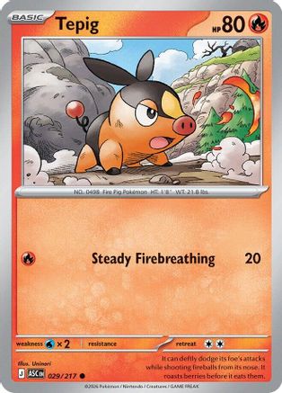Tepig 029  ME Ascended Heroes