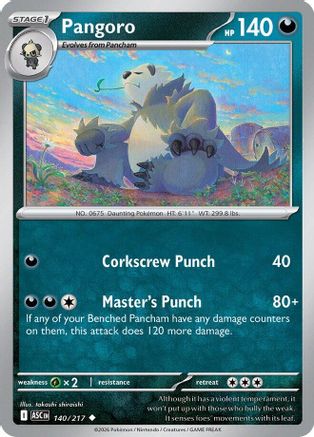 Pangoro 140  ME Ascended Heroes