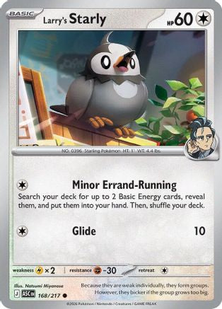 Larry's Starly 168  ME Ascended Heroes