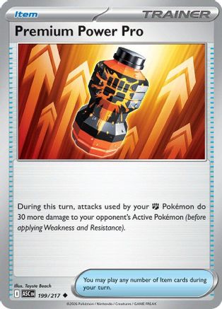Premium Power Pro 199  - Reverse Holofoil ME Ascended Heroes