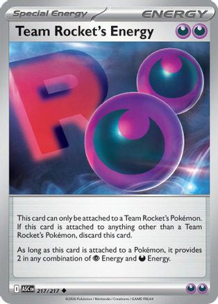 Team Rocket's Energy 217  ME Ascended Heroes