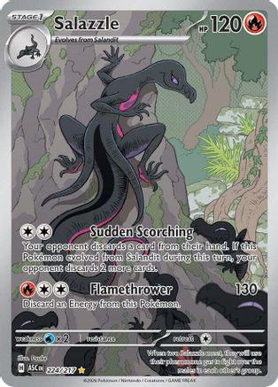Salazzle 224/217  - Holofoil ME Ascended Heroes
