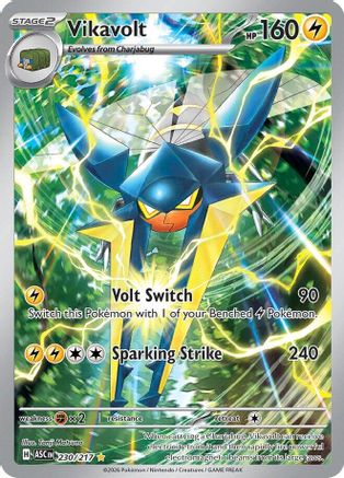 Vikavolt 230/217  - Holofoil ME Ascended Heroes