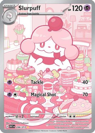 Slurpuff 236/217  - Holofoil ME Ascended Heroes