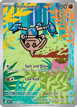 Hitmontop 240/217  - Holofoil ME Ascended Heroes