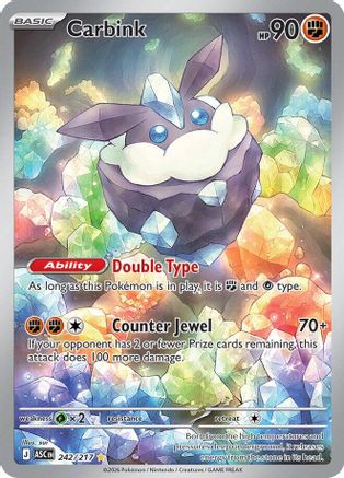 Carbink 242/217  - Holofoil ME Ascended Heroes