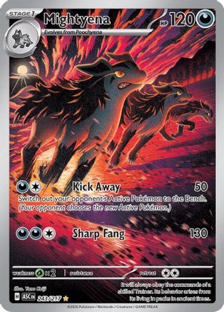 Mightyena 243/217  - Holofoil ME Ascended Heroes