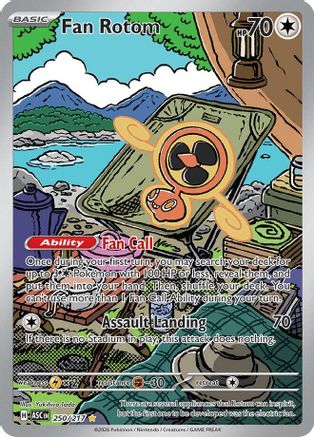 Fan Rotom 250/217  - Holofoil ME Ascended Heroes