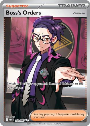 Boss's Orders [Corbeau] 256/217  - Holofoil ME Ascended Heroes