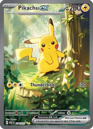 Pikachu ex 276/217  - Holofoil ME Ascended Heroes