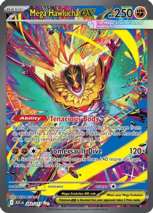 Mega Hawlucha ex 283/217  - Holofoil ME Ascended Heroes