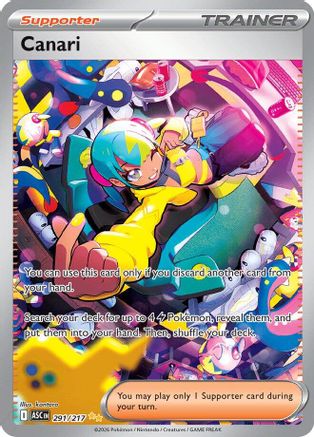Canari 291/217  - Holofoil ME Ascended Heroes