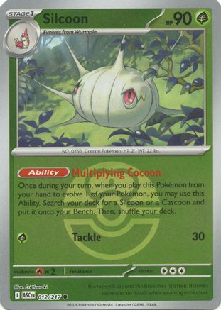 Silcoon (Love Ball) 012  - Reverse Holofoil ME Ascended Heroes