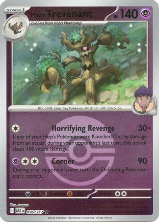 Hop's Trevenant 096/217  - Reverse Holofoil ME Ascended Heroes